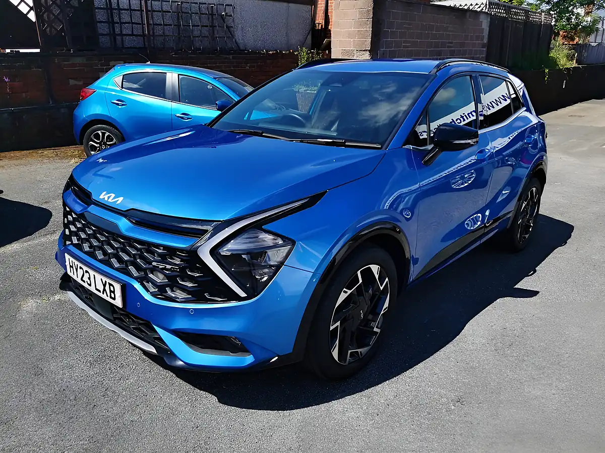 Used 2023 Kia Sportage GT-Line Flame Blue - Interior and Exterior details 3