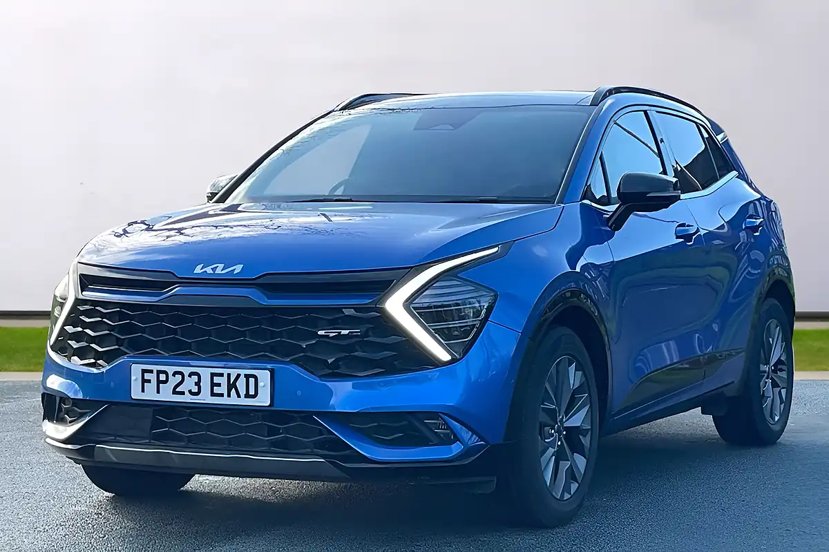 Used 2023 Kia Sportage GT-Line S Blue - Interior and Exterior details 3