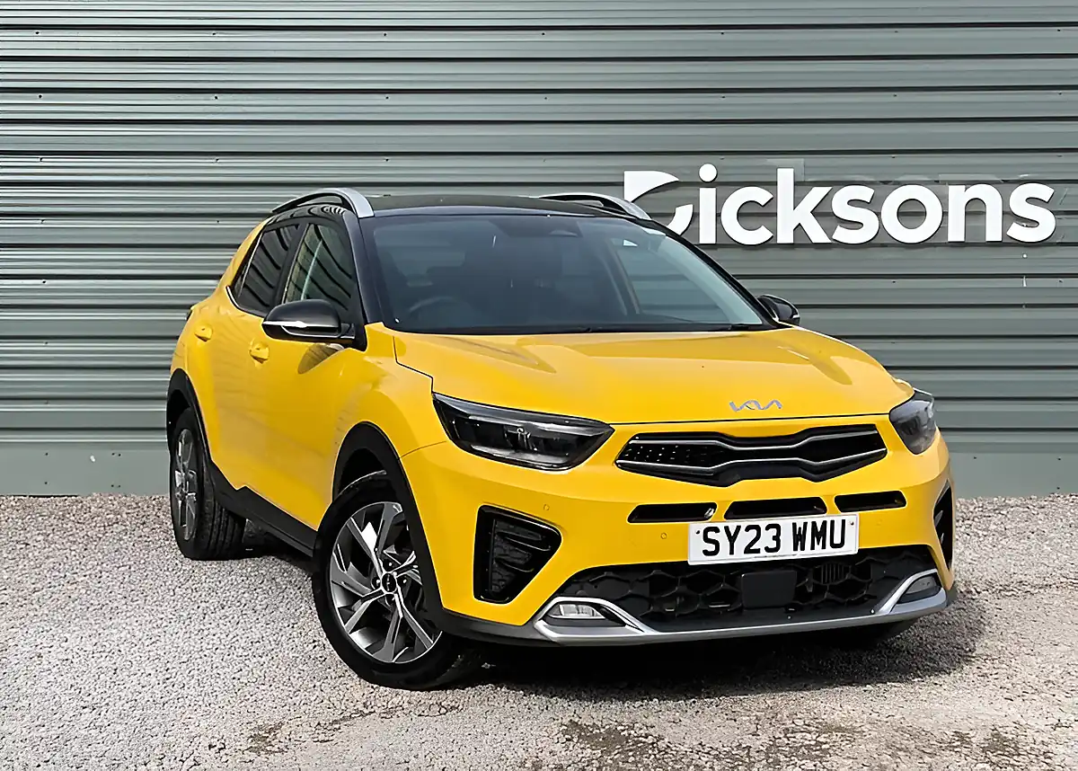Used 2023 Kia Stonic GT-Line S Yellow - Front View