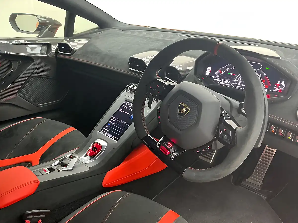 Used 2023 Lamborghini Huracan Sto Orange - Interior and Exterior details 13