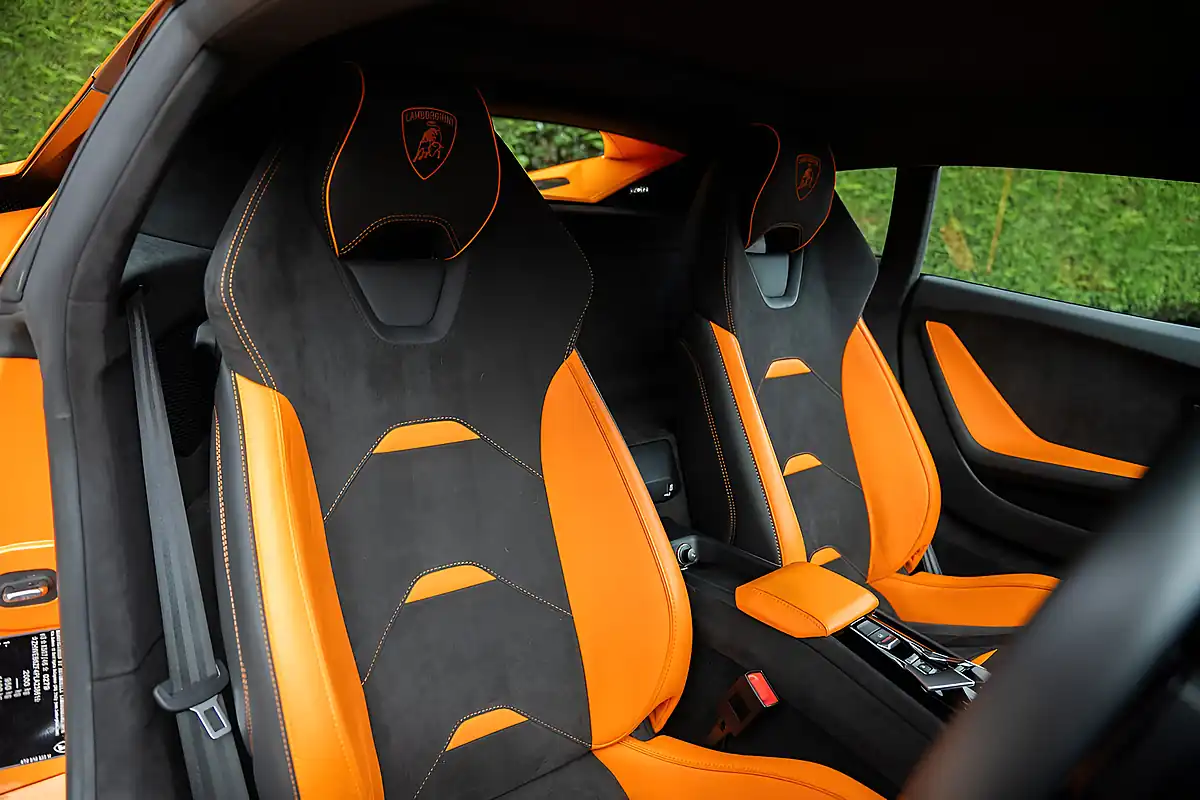 Used 2023 Lamborghini Huracan Tecnica Orange - Interior and Exterior details 2