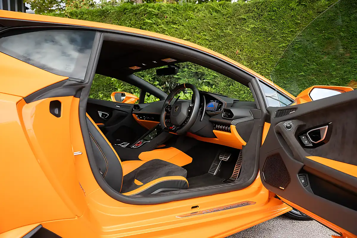 Used 2023 Lamborghini Huracan Tecnica Orange - Interior and Exterior details 3