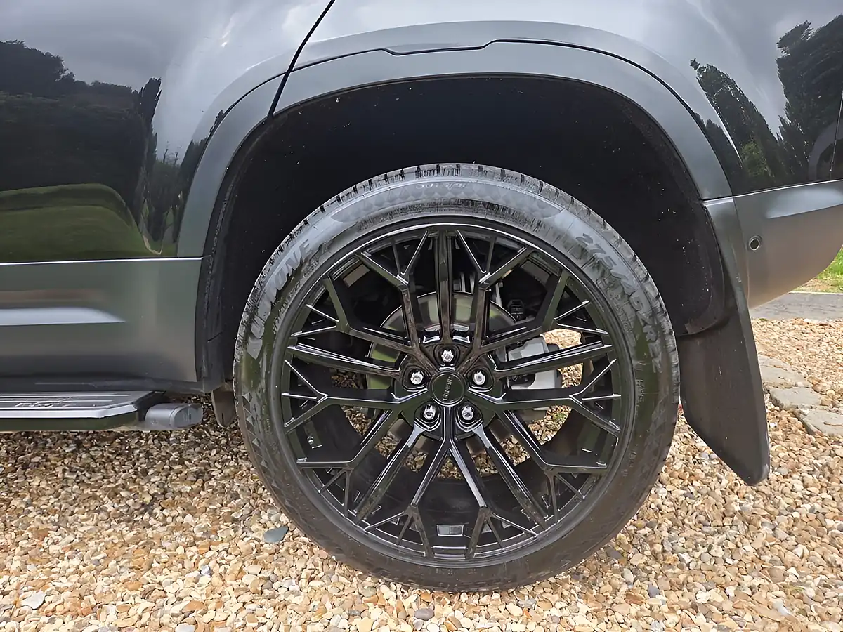 Used 2023 Land Rover Defender 110 Hard Top Santorini Black - Interior and Exterior details 13