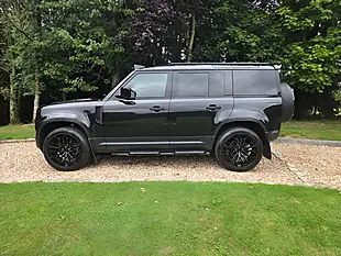 Used 2023 Land Rover Defender 110 Hard Top Santorini Black - Interior and Exterior details 14