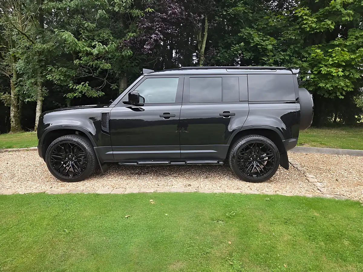 Used 2023 Land Rover Defender 110 Hard Top Santorini Black - Interior and Exterior details 14