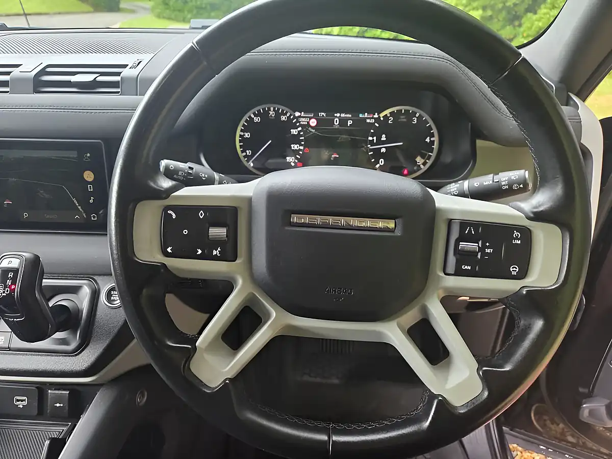 Used 2023 Land Rover Defender 110 Hard Top Santorini Black - Interior and Exterior details 15