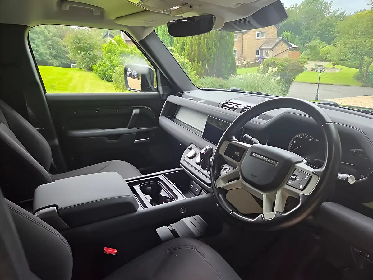 Used 2023 Land Rover Defender 110 Hard Top Santorini Black - Interior and Exterior details 17