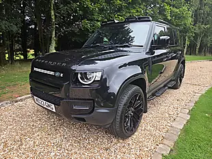 Used 2023 Land Rover Defender 110 Hard Top Santorini Black - Interior and Exterior details 2