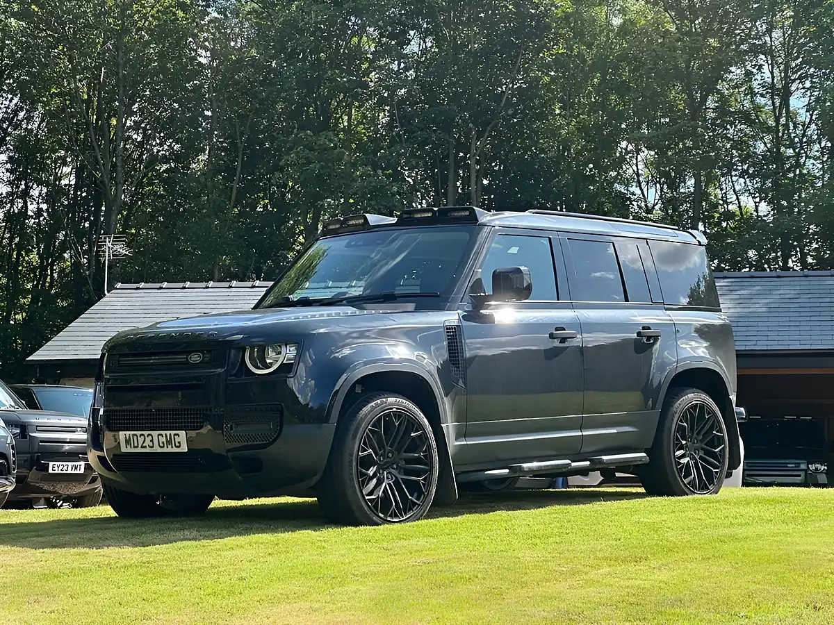 Used 2023 Land Rover Defender 110 Hard Top Santorini Black - Interior and Exterior details 3