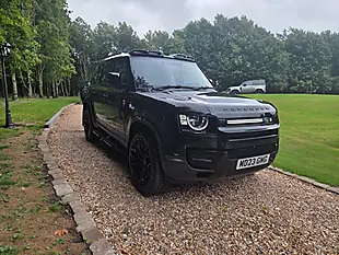Used 2023 Land Rover Defender 110 Hard Top Santorini Black - Interior and Exterior details 5