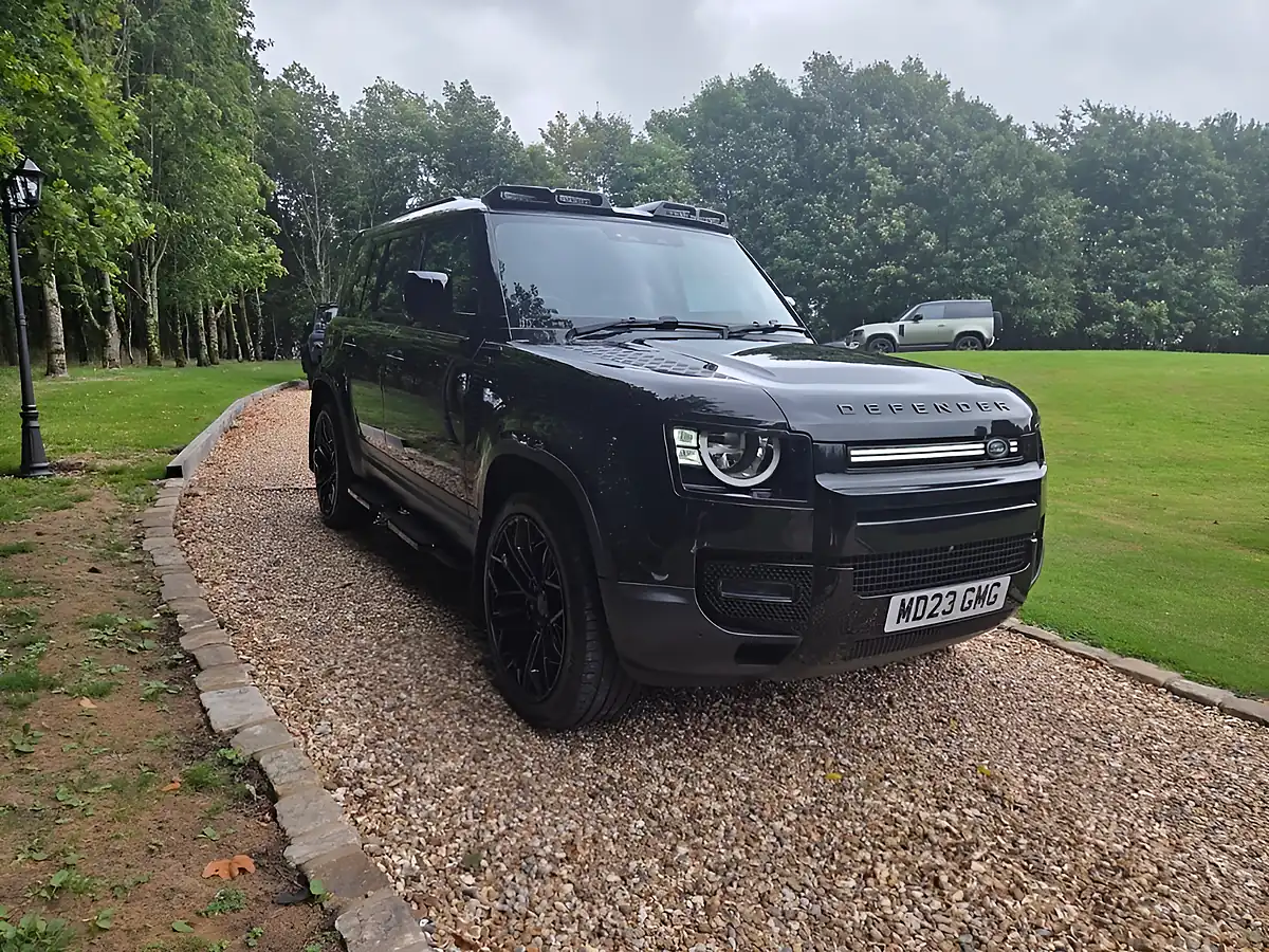Used 2023 Land Rover Defender 110 Hard Top Santorini Black - Interior and Exterior details 5