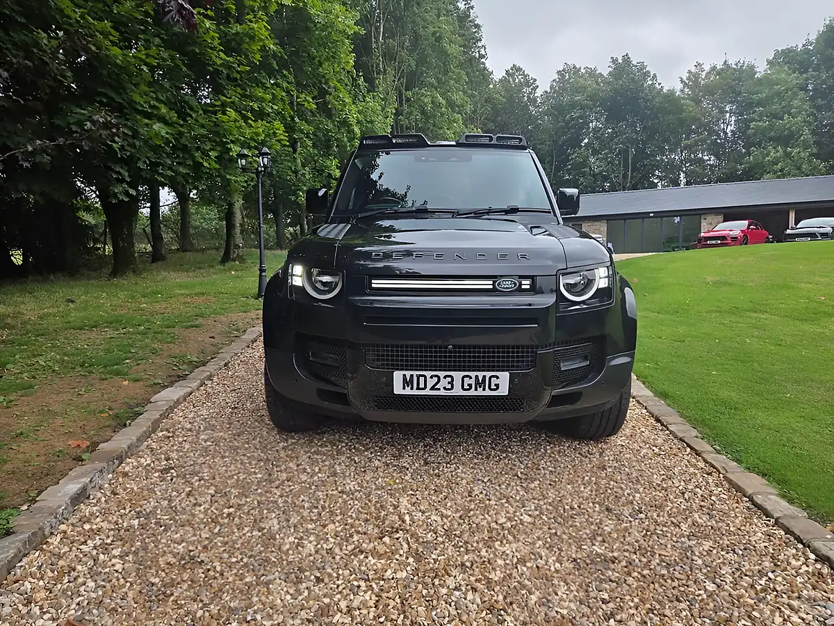 Used 2023 Land Rover Defender 110 Hard Top Santorini Black - Interior and Exterior details 6