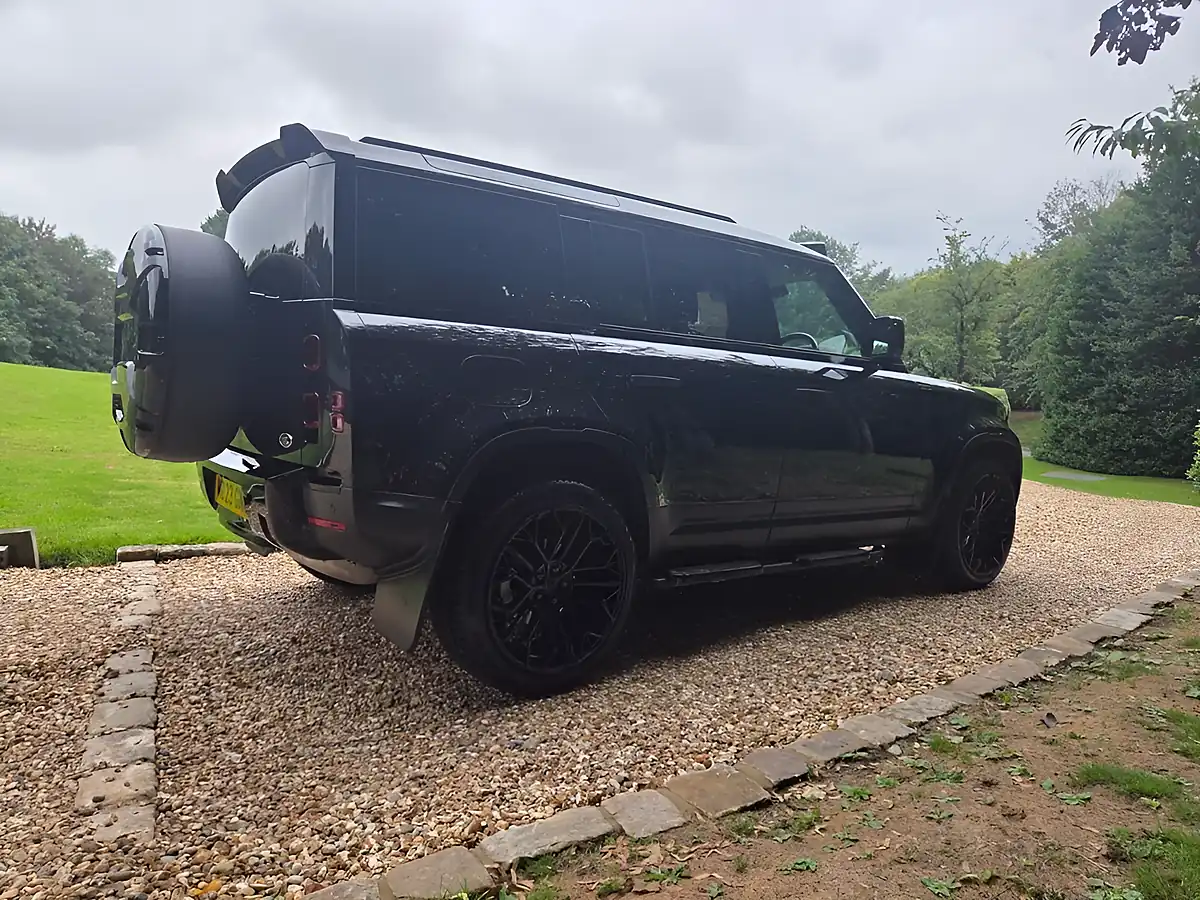 Used 2023 Land Rover Defender 110 Hard Top Santorini Black - Interior and Exterior details 8