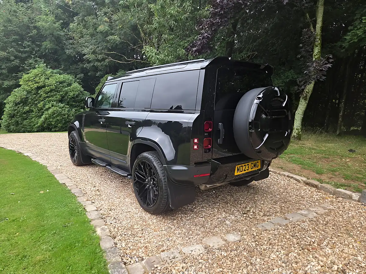Used 2023 Land Rover Defender 110 Hard Top Santorini Black - Interior and Exterior details 9