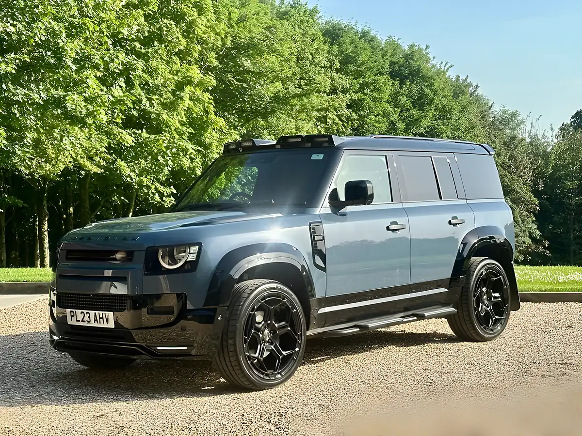 Used 2023 Land Rover Defender 110 Hard Top Tazmin Blue - Front View