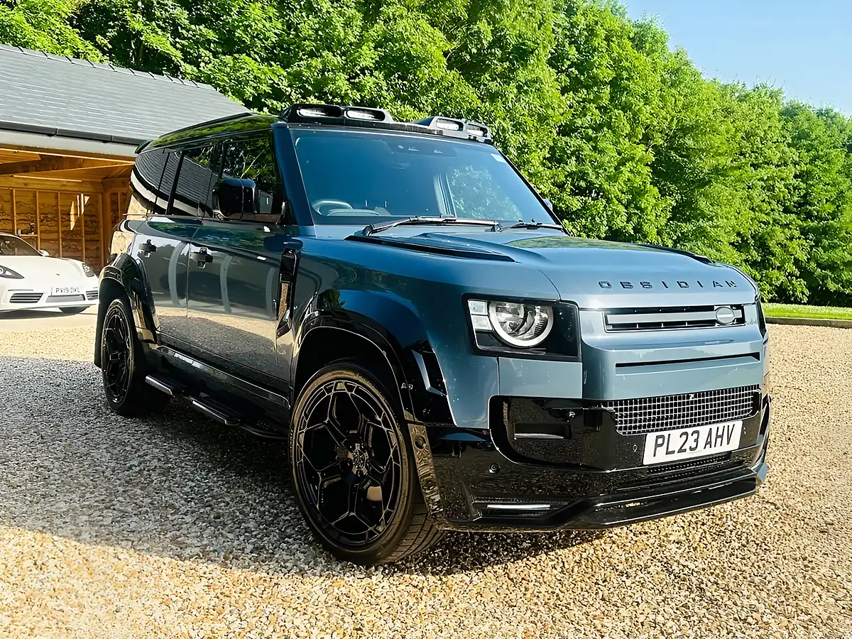 Used 2023 Land Rover Defender 110 Hard Top Tazmin Blue - Interior and Exterior details 11