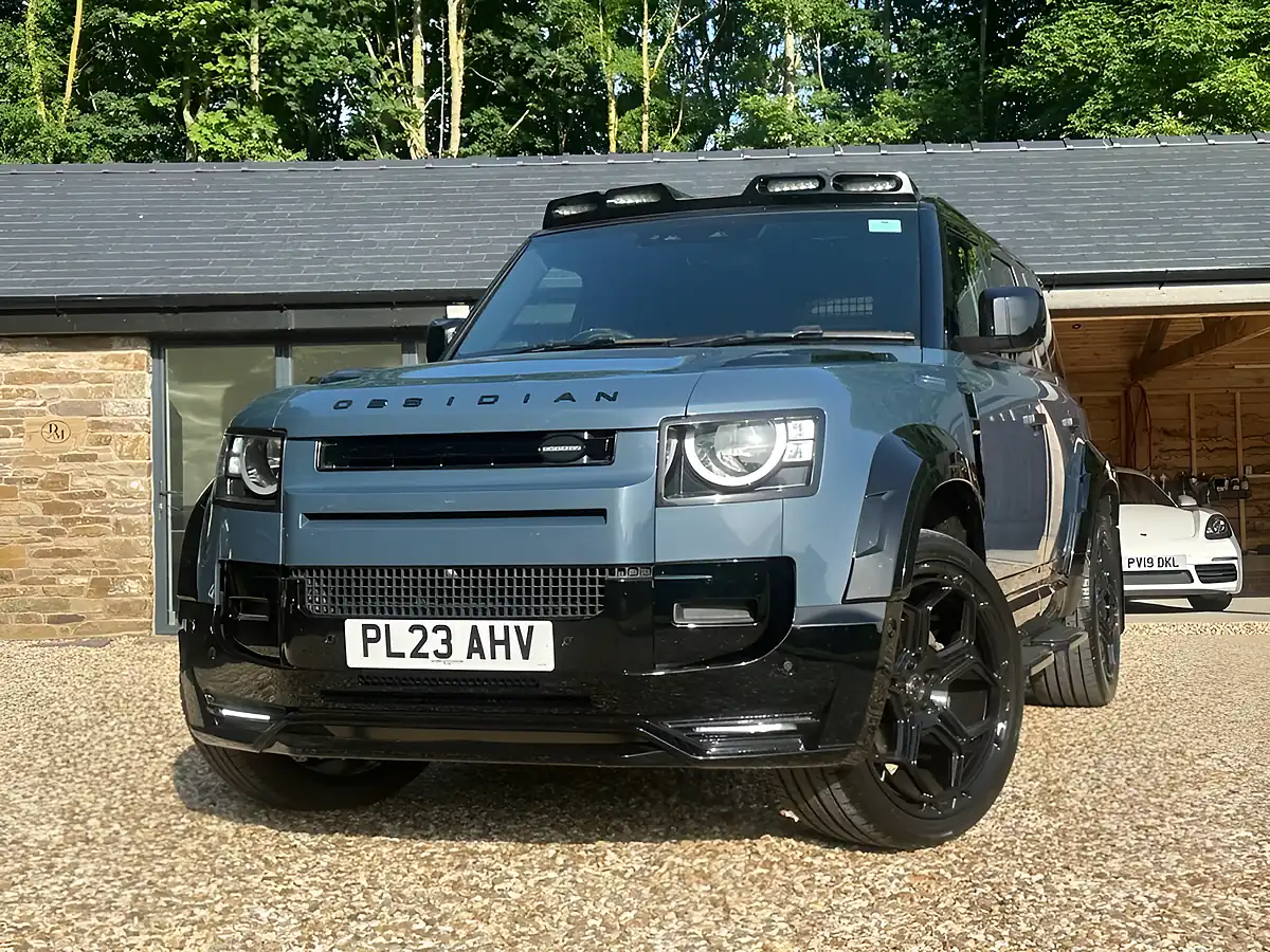 Used 2023 Land Rover Defender 110 Hard Top Tazmin Blue - Interior and Exterior details 13