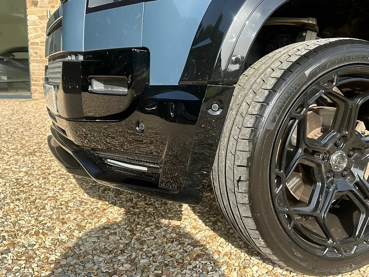 Used 2023 Land Rover Defender 110 Hard Top Tazmin Blue - Interior and Exterior details 16