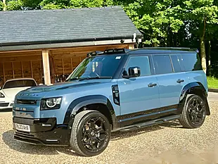 Used 2023 Land Rover Defender 110 Hard Top Tazmin Blue - Interior and Exterior details 18
