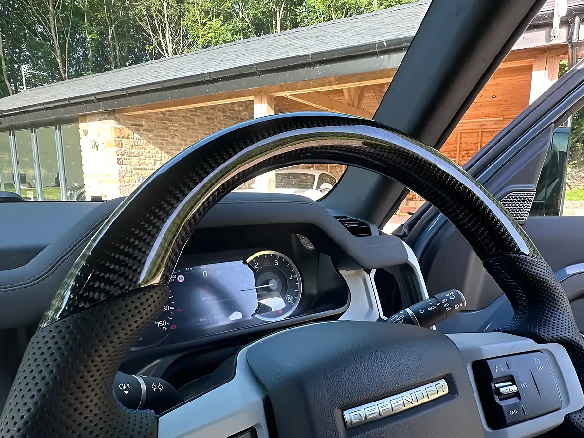 Used 2023 Land Rover Defender 110 Hard Top Tazmin Blue - Interior and Exterior details 4
