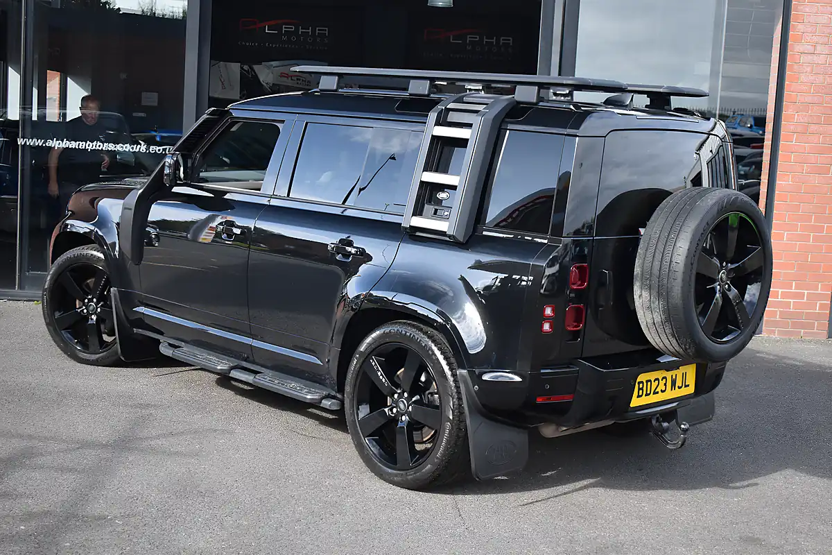 Used 2023 Land Rover Defender 110 Se Santorini Black - Interior and Exterior details 2