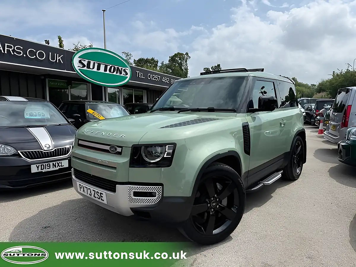 Used 2023 Land Rover Defender 75th Limited Edition Green - Front View