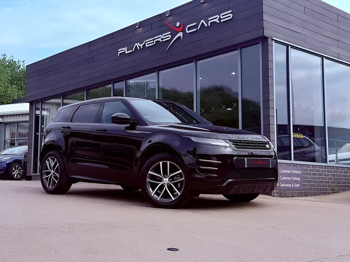 Used 2023 Land Rover Range Rover Evoque Dynamic Se Black - Front View