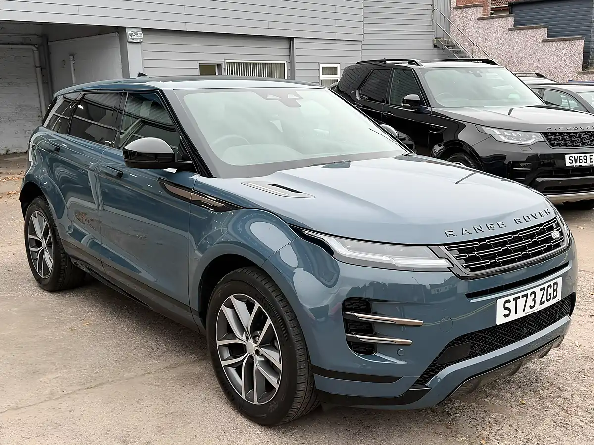 Used 2023 Land Rover Range Rover Evoque Dynamic Se Blue - Interior and Exterior details 2