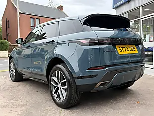 Used 2023 Land Rover Range Rover Evoque Dynamic Se Blue - Interior and Exterior details 4