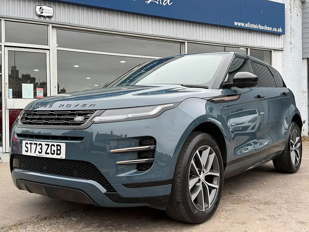 Used 2023 Land Rover Range Rover Evoque Dynamic Se Blue - Interior and Exterior details 6