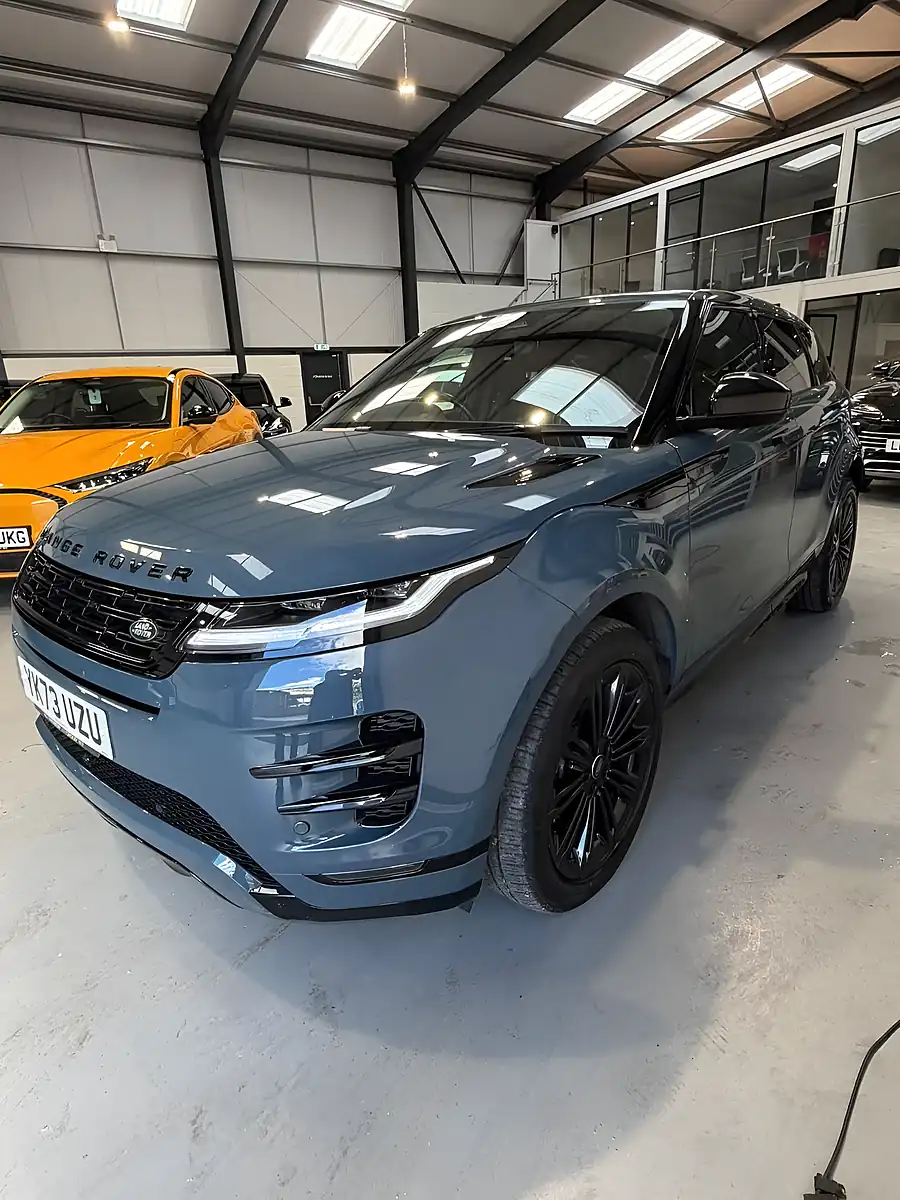 Used 2023 Land Rover Range Rover Evoque Dynamic Se Blue - Interior and Exterior details 2
