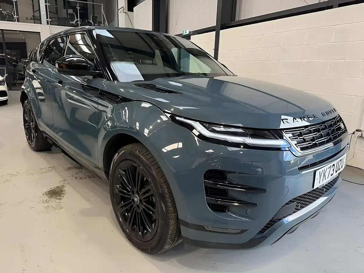 Used 2023 Land Rover Range Rover Evoque Dynamic Se Blue - Interior and Exterior details 3