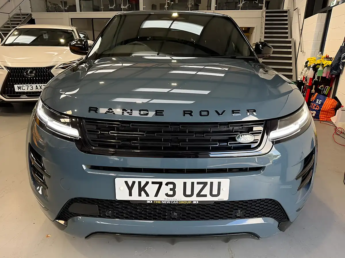 Used 2023 Land Rover Range Rover Evoque Dynamic Se Blue - Interior and Exterior details 5