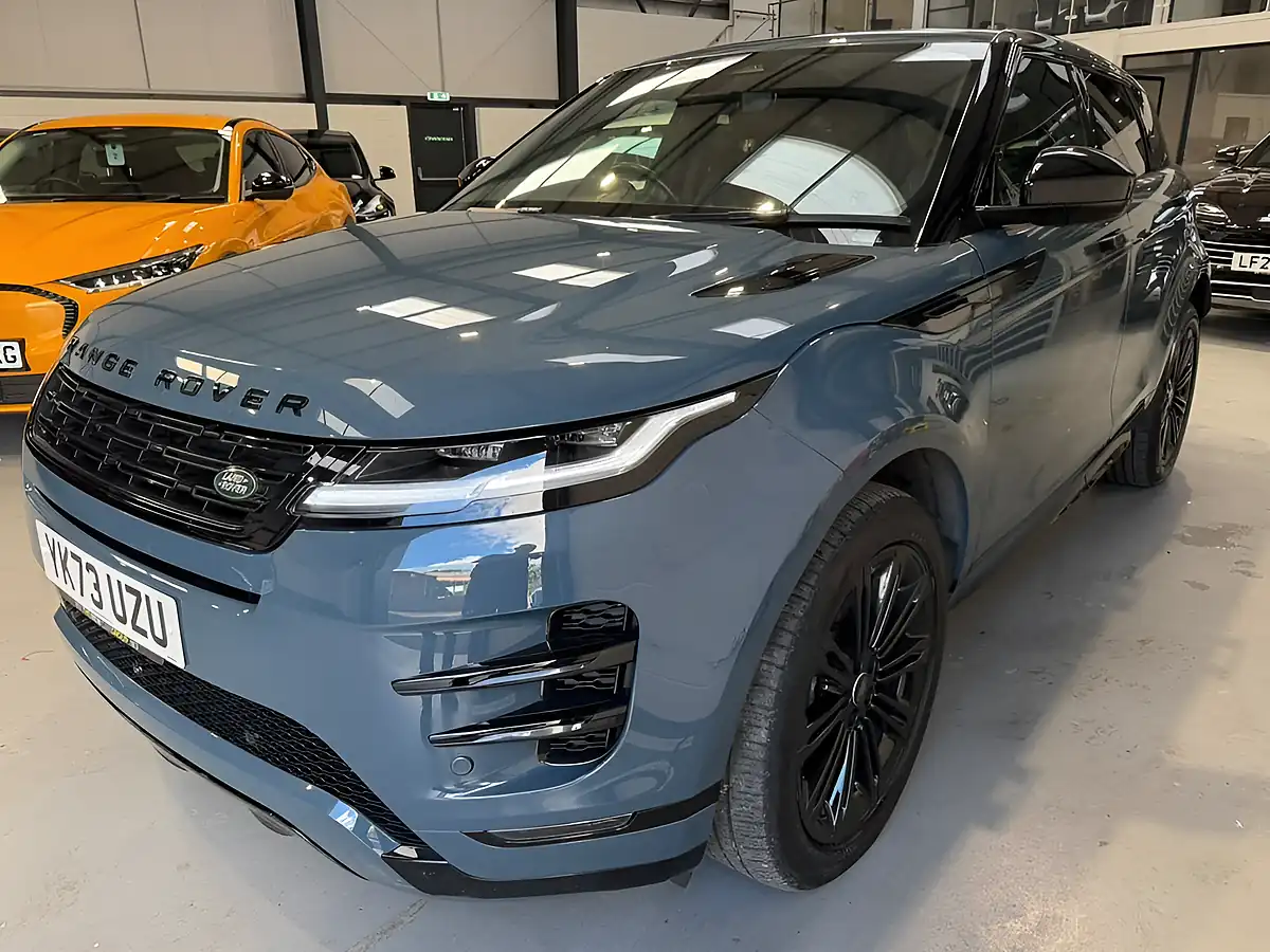 Used 2023 Land Rover Range Rover Evoque Dynamic Se Blue - Interior and Exterior details 6