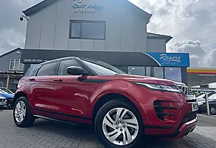 Used 2023 Land Rover Range Rover Evoque R-Dynamic S Firenze Red/Black Roof - Interior and Exterior details 2