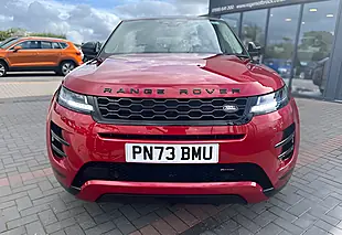Used 2023 Land Rover Range Rover Evoque R-Dynamic S Firenze Red/Black Roof - Interior and Exterior details 3