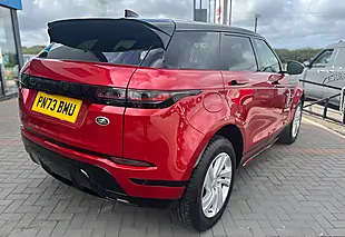 Used 2023 Land Rover Range Rover Evoque R-Dynamic S Firenze Red/Black Roof - Interior and Exterior details 6