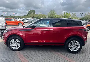Used 2023 Land Rover Range Rover Evoque R-Dynamic S Firenze Red/Black Roof - Interior and Exterior details 9