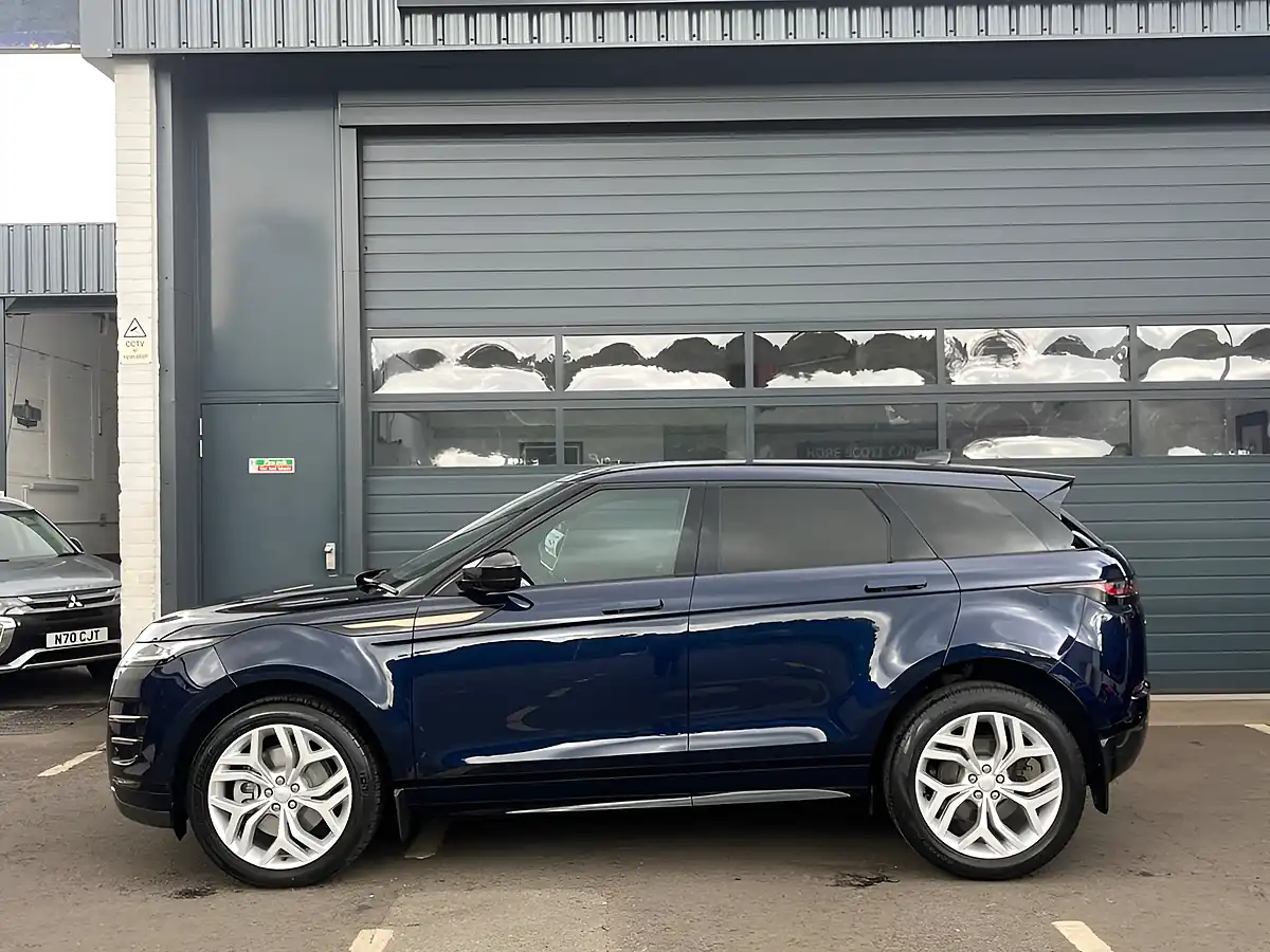 Used 2023 Land Rover Range Rover Evoque R-Dynamic S Portofino Blue - Interior and Exterior details 11