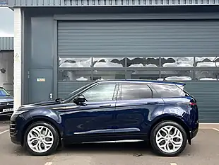 Used 2023 Land Rover Range Rover Evoque R-Dynamic S Portofino Blue - Interior and Exterior details 2