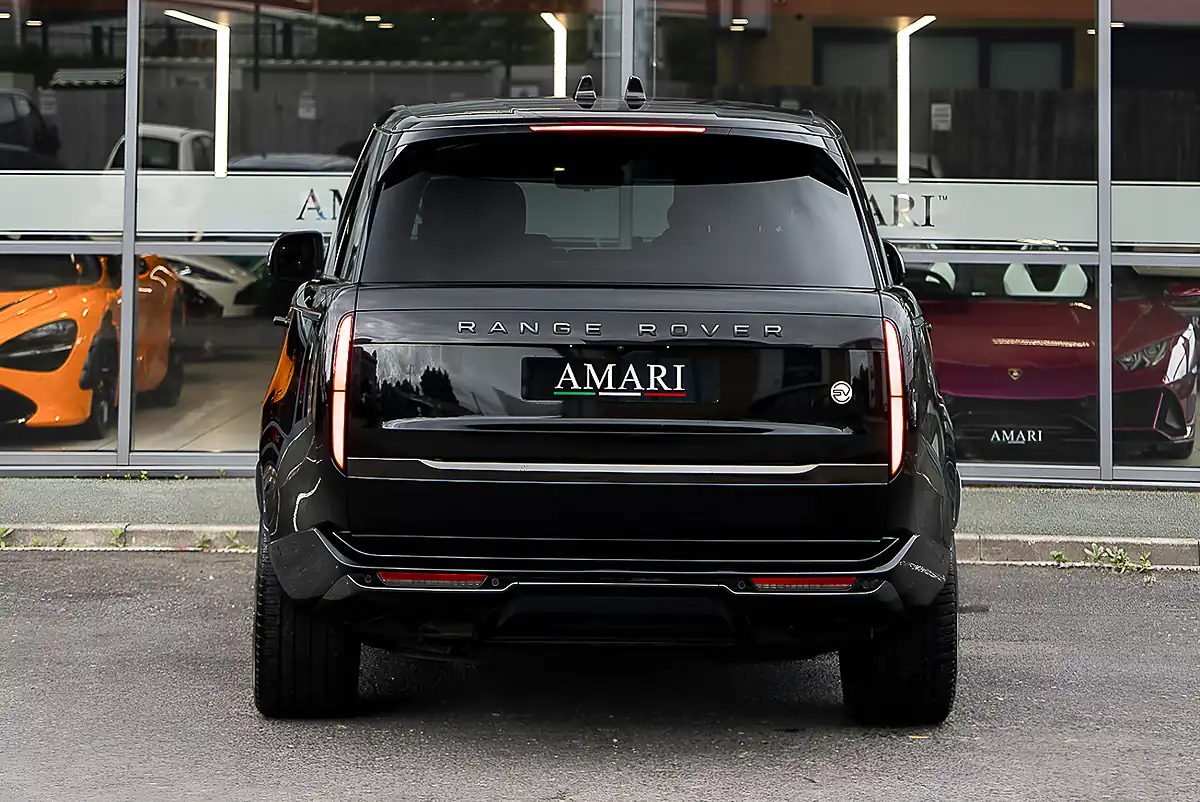 Used 2023 Land Rover Range Rover Sv Long Wheelbase Santorini Black Metallic - Interior and Exterior details 7