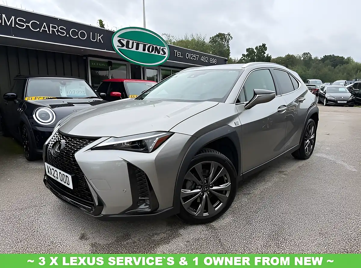 Used 2023 Lexus Ux F Sport Design Silver - Front View