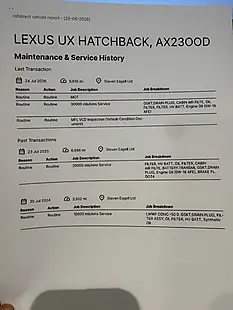 Used 2023 Lexus Ux F Sport Design Silver - Interior and Exterior details 2
