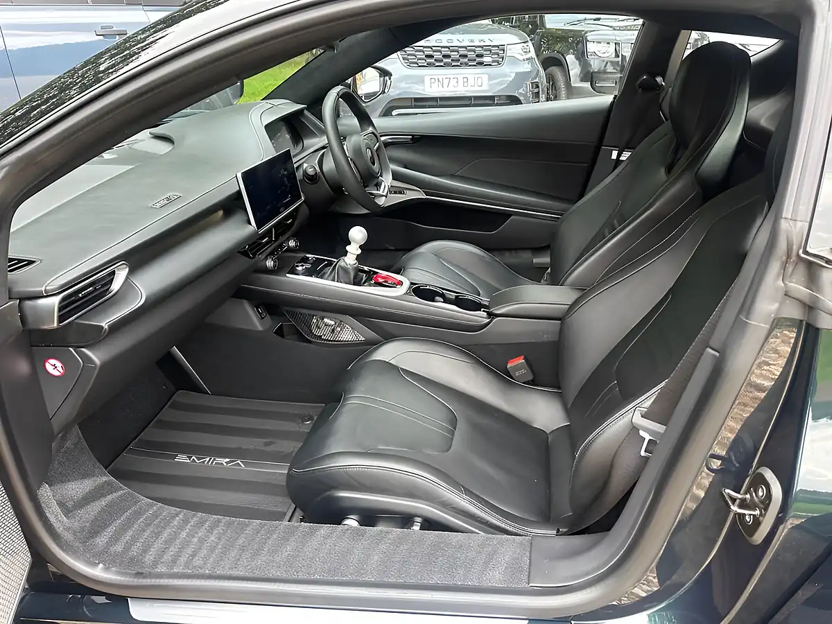 Used 2023 Lotus Emira First Edition Dark Verdant - Interior and Exterior details 2