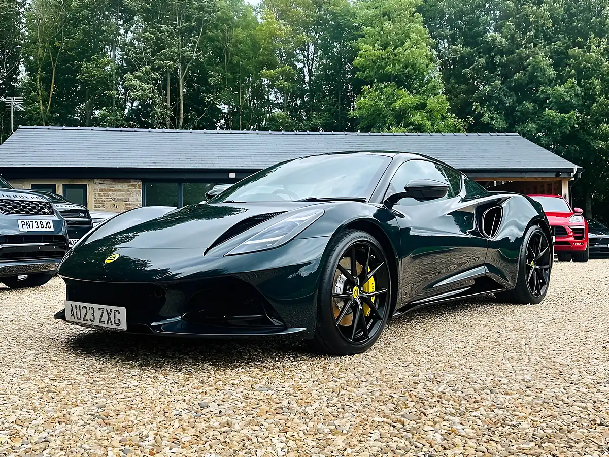 Used 2023 Lotus Emira First Edition Dark Verdant - Interior and Exterior details 20
