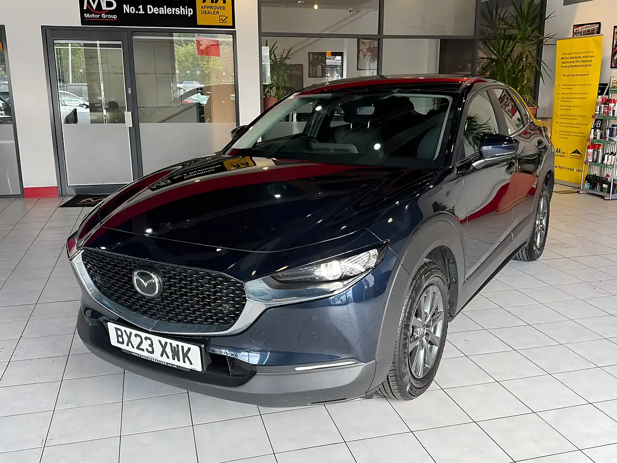 Used 2023 Mazda CX-30 Se-L Lux Blue - Interior and Exterior details 5
