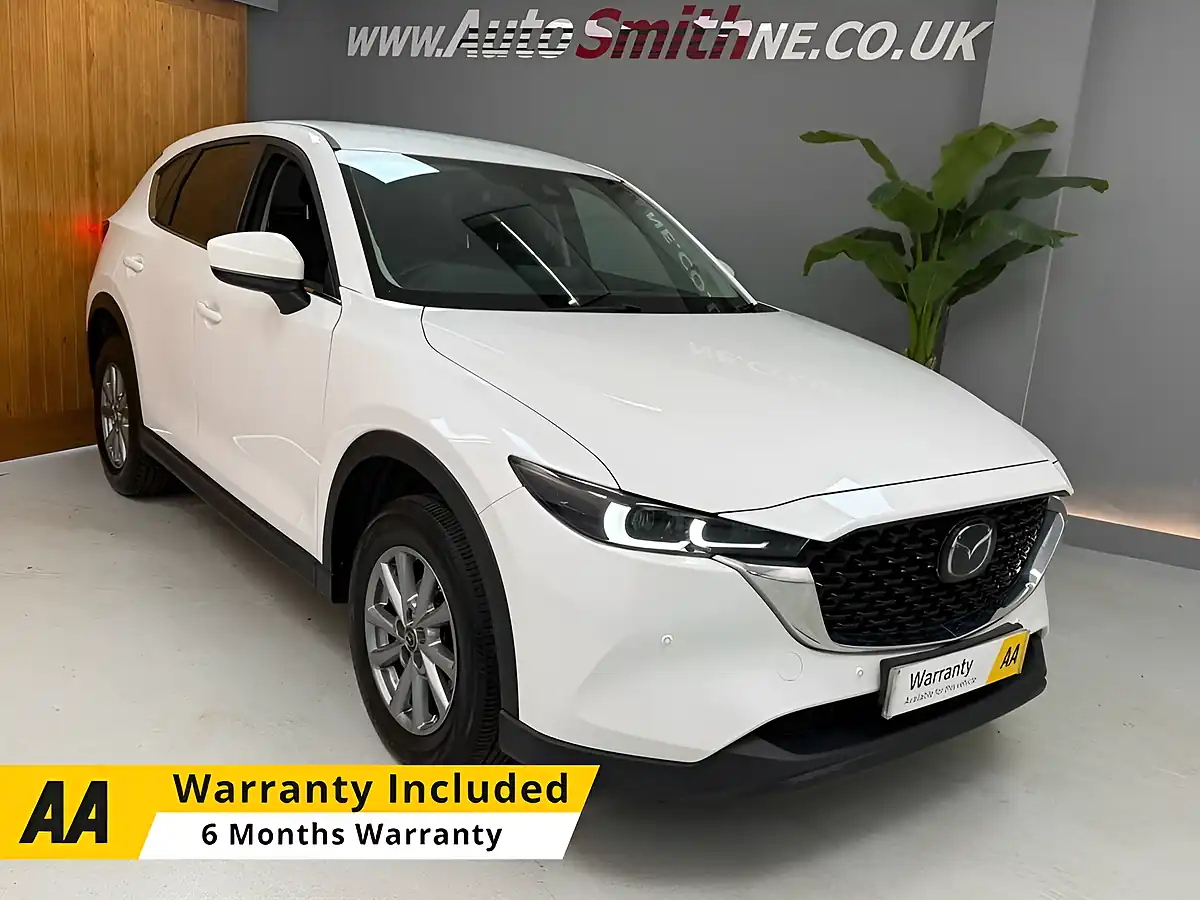 Used 2023 Mazda CX-5 Se-L White - Front View
