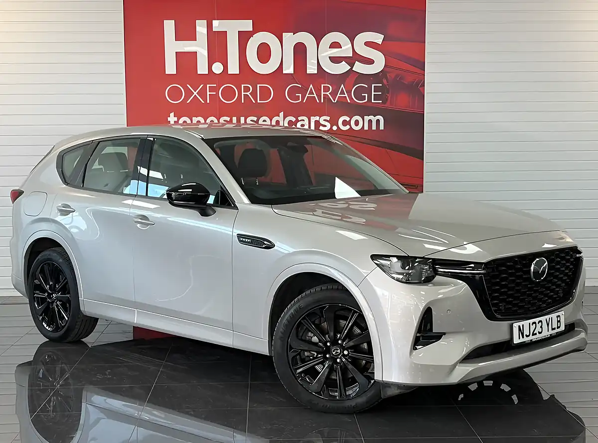 Used 2023 Mazda CX-60 Homura Silver - Front View