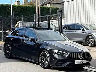 Used 2023 Mercedes A35h AMG Premium Plus Black - Interior and Exterior details 11