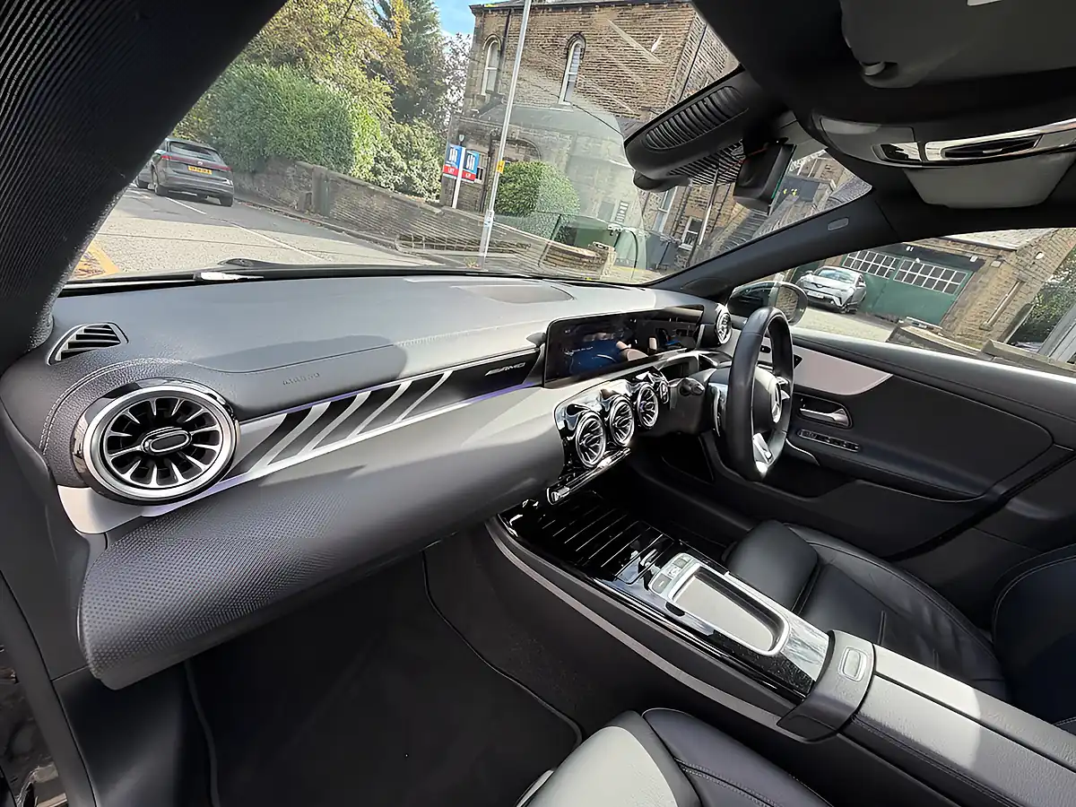 Used 2023 Mercedes A35h AMG Premium Plus Black - Interior and Exterior details 13